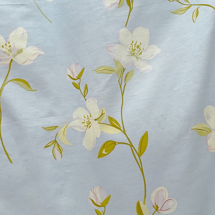 91家纺网 家纺一手货源 找家纺 曲之慕 2026春夏新款全棉纯棉小清新印花系列四件套床单床笠 仲夏