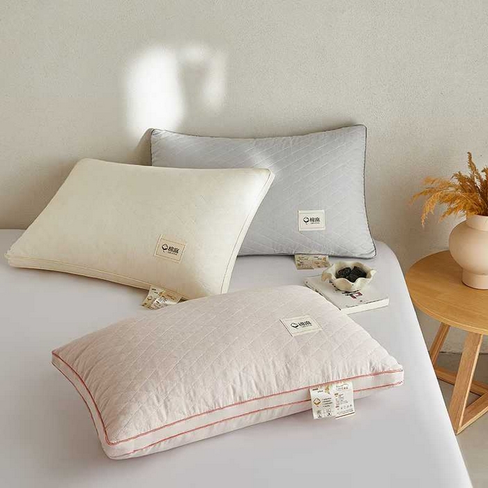 木子晗 2025新款棉麻枕头枕芯 组合图