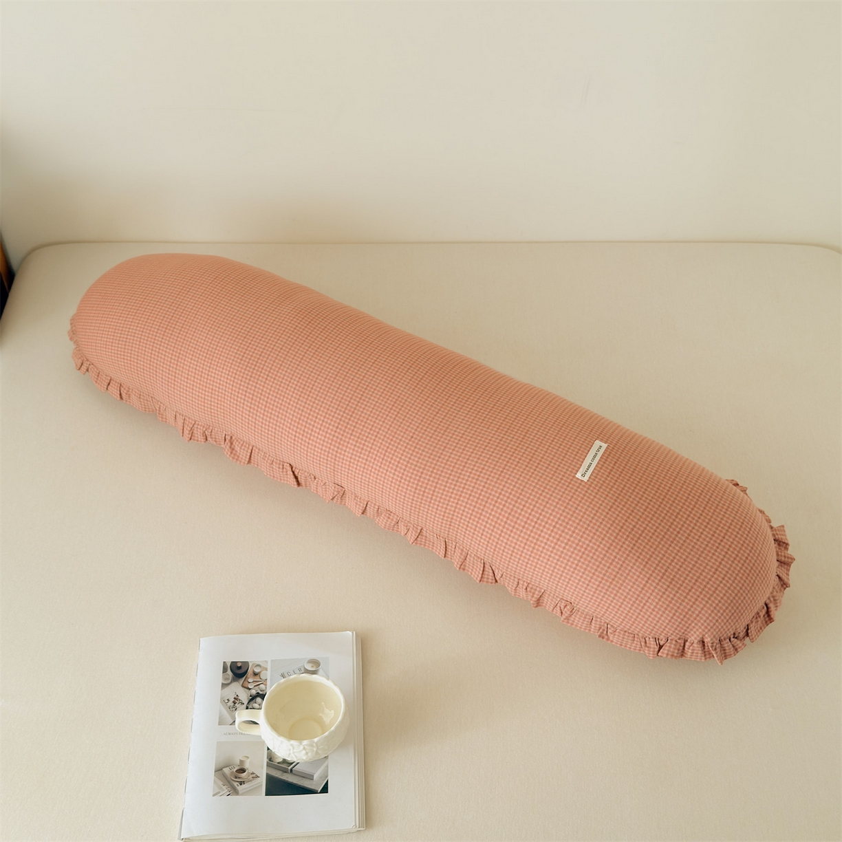 91家纺网 家纺一手货源 找家纺 （总）麦肯锡 2025新款美拉德系列长条抱枕夹腿抱枕