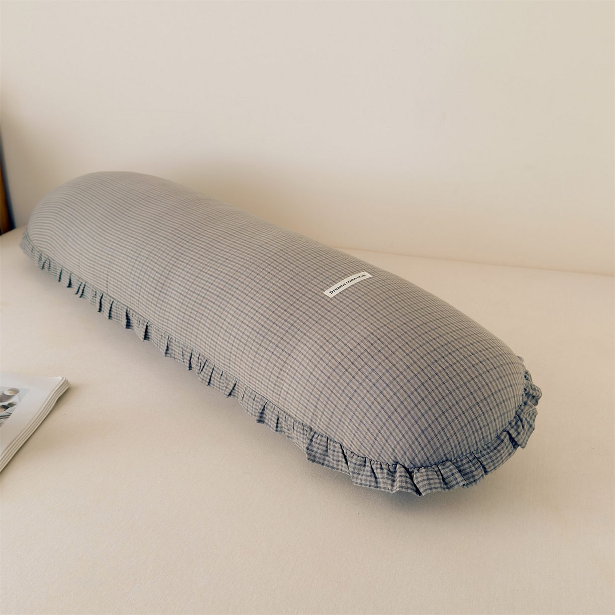 91家纺网 家纺一手货源 找家纺 麦肯锡 2025新款美拉德系列长条抱枕夹腿抱枕 米灰【产品图】/对