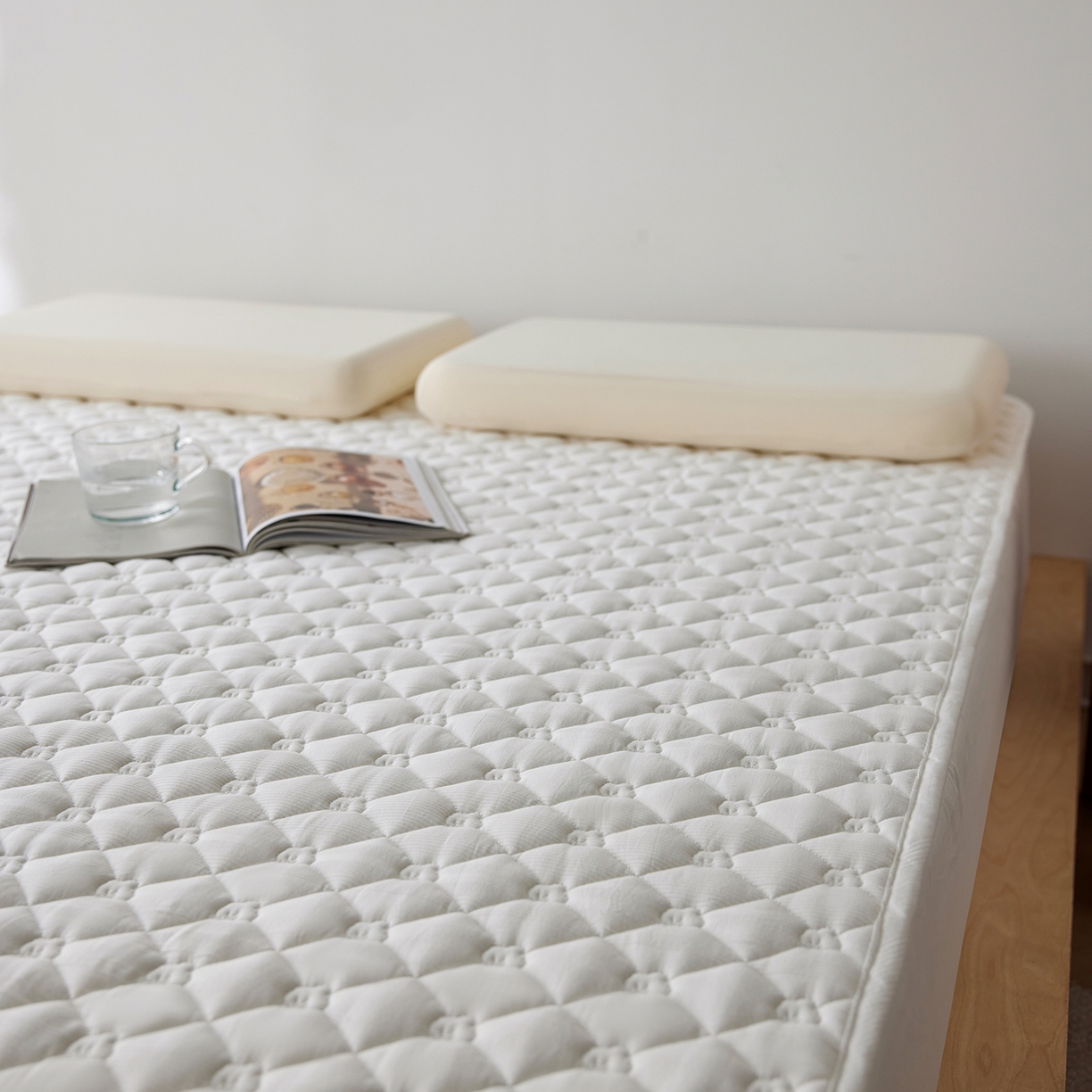 91家纺网 家纺一手货源 找家纺 三味舒屋 2025新款朵桃系列全棉夹棉保护垫软床垫薄床垫（控价 券后叠加不低于128、158、168、178） 棉朵