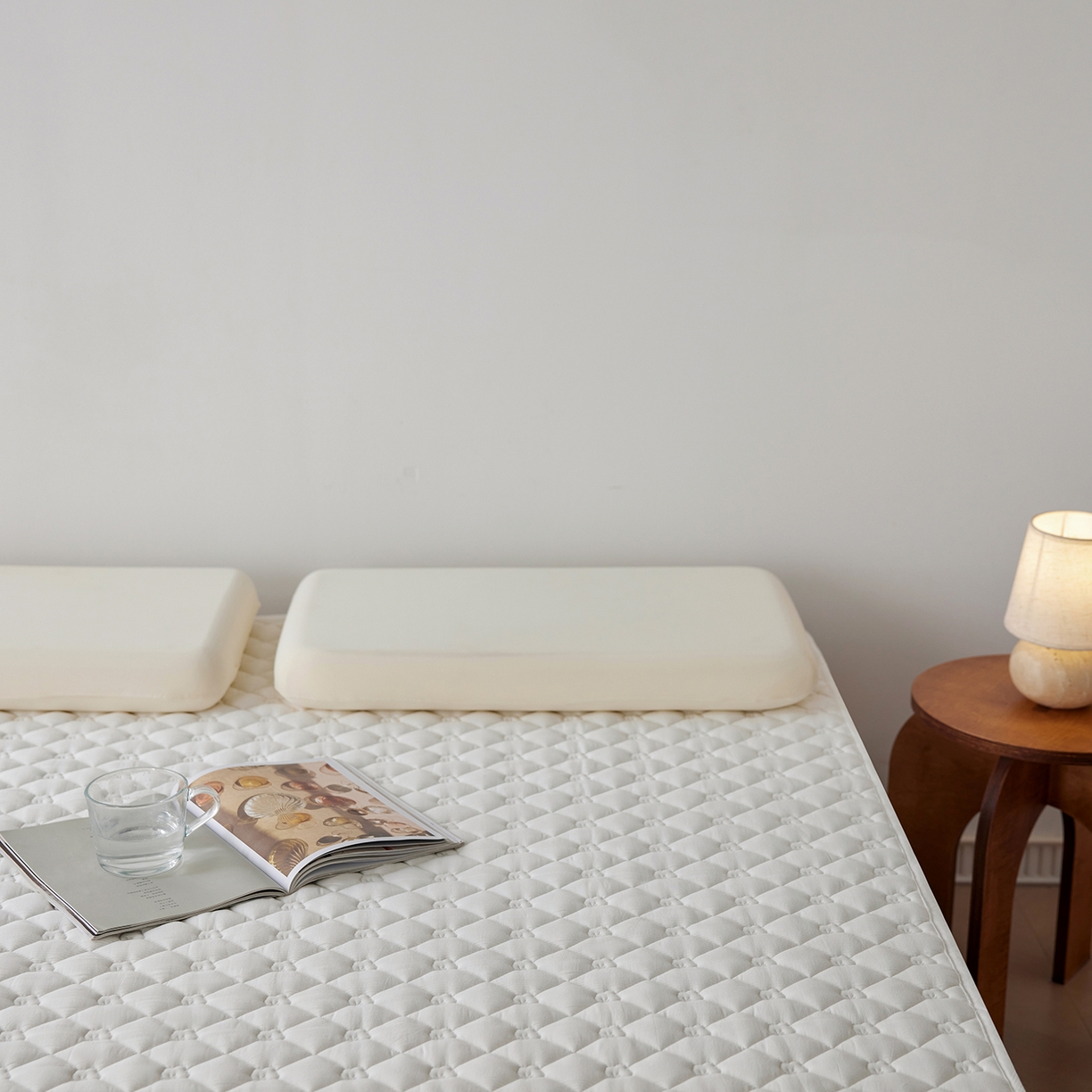 91家纺网 家纺一手货源 找家纺 （总）三味舒屋 2025新款朵桃系列全棉夹棉保护垫软床垫薄床垫（控价 券后叠加不低于128、158、168、178）