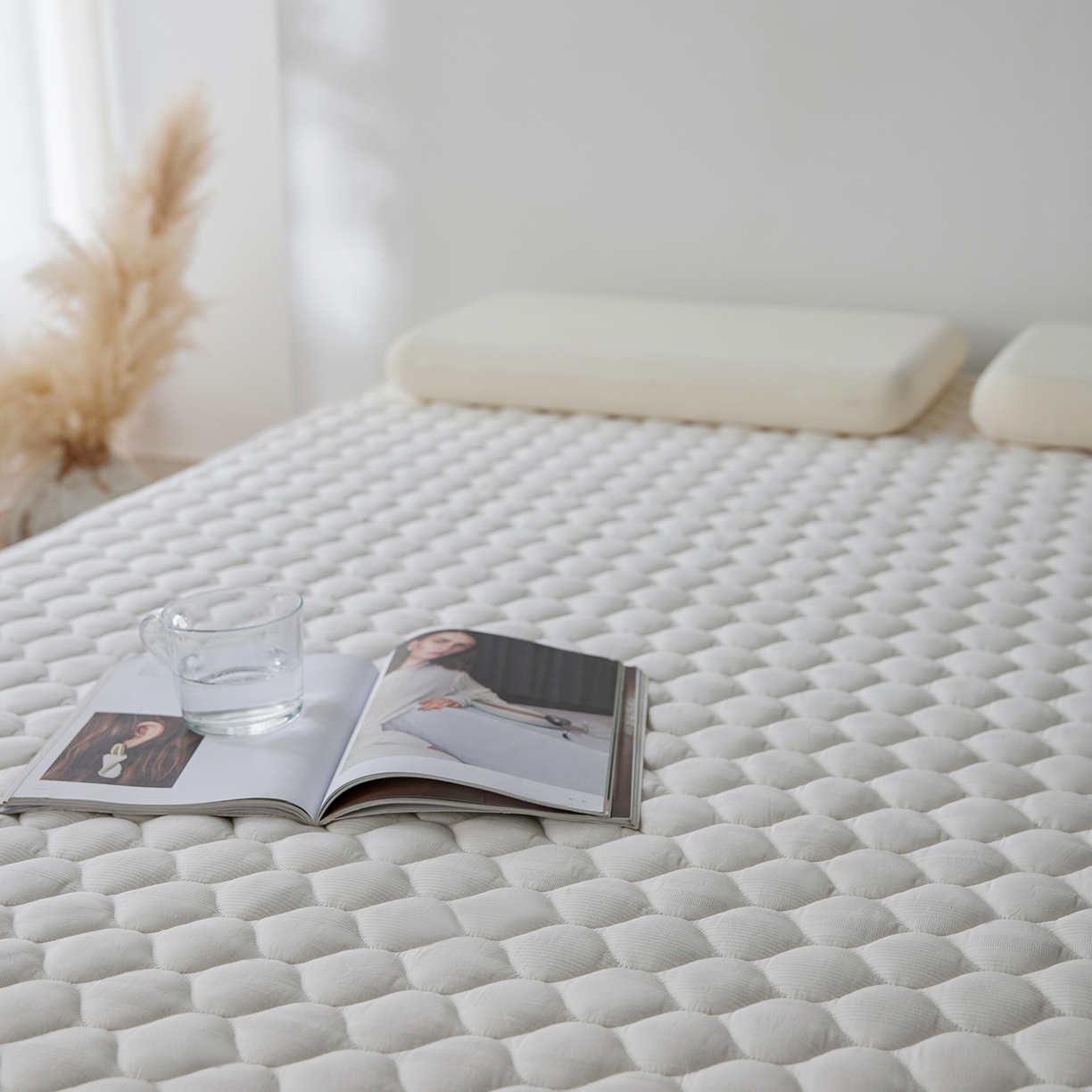 91家纺网 家纺一手货源 找家纺 三味舒屋 2025新款朵桃系列全棉夹棉保护垫软床垫薄床垫（控价 券后叠加不低于128、158、168、178） 棉桃