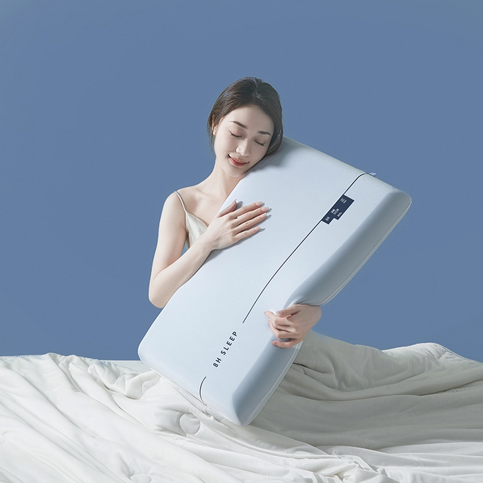 91家纺网 家纺一手货源 找家纺 （总）蝶飞舞 2025新款8H款酒店同款民宿深睡零压力慢回弹云朵记忆枕枕头直播热款  枕芯可定制Lo