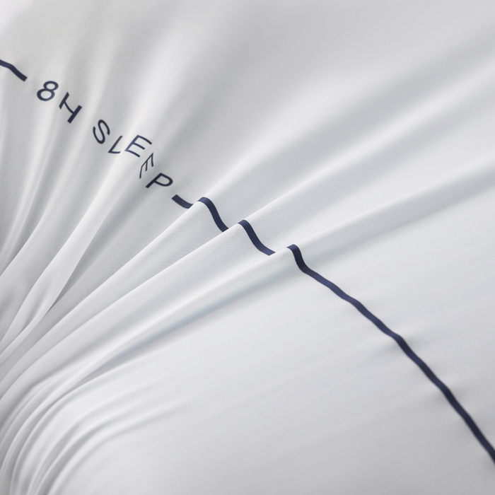 91家纺网 家纺一手货源 找家纺 蝶飞舞 2025新款8H款酒店同款民宿深睡零压力慢回弹云朵记忆枕枕头直播热款  枕芯可定制Lo 蓝白