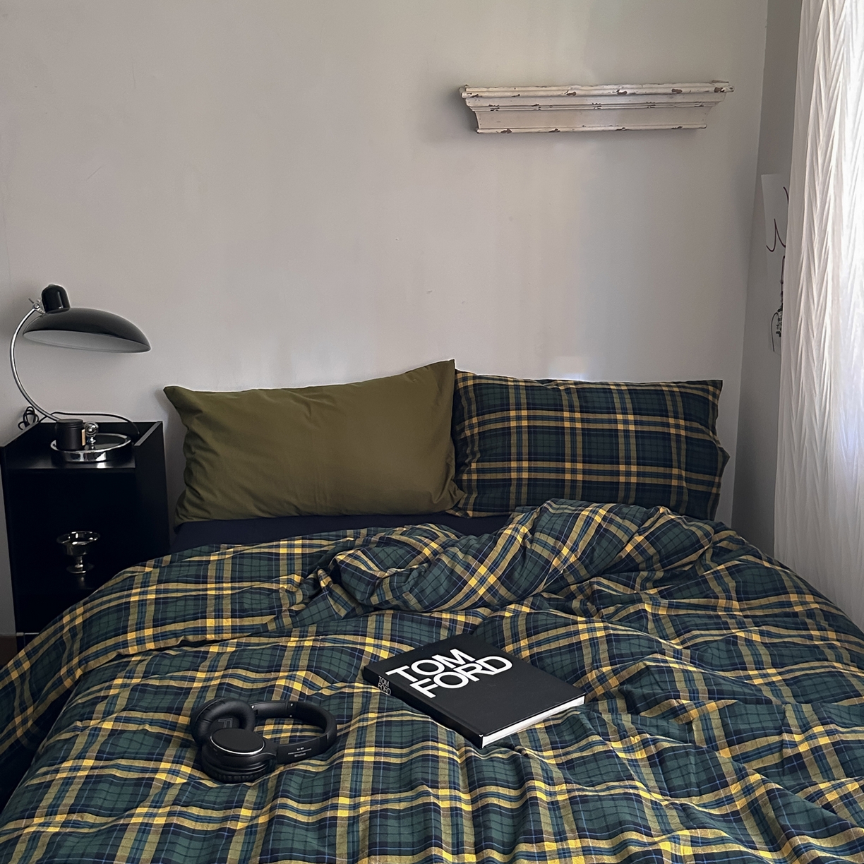 91家纺网 家纺一手货源 找家纺 （总）柚可家居 2026新款色织水洗棉全棉四件套-弥生树（券后标准不低于258元，加大不低于278元）会员-5元