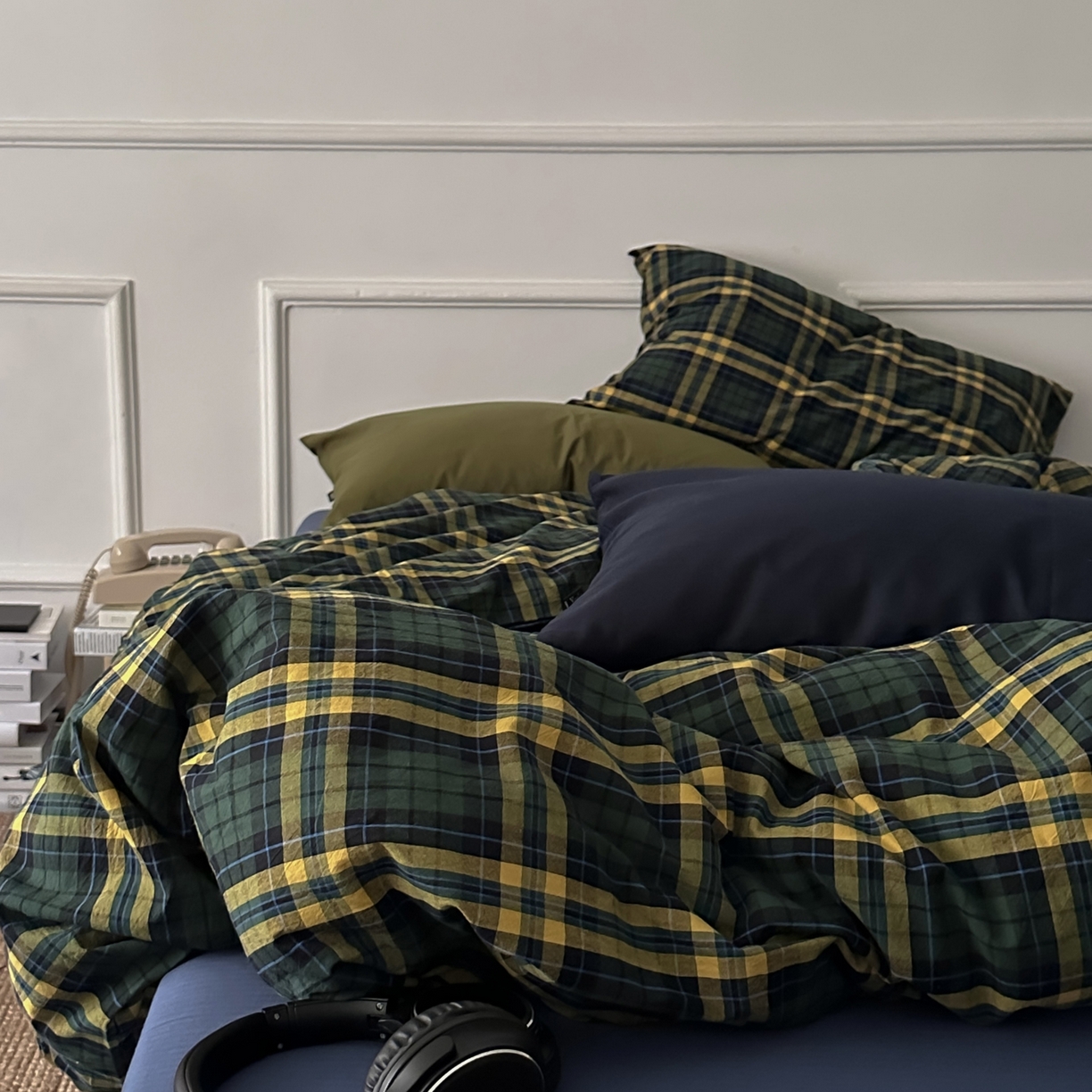 91家纺网 家纺一手货源 找家纺 （总）柚可家居 2026新款色织水洗棉全棉四件套-鹿岛屋（券后标准不低于258元，加大不低于278元）会员-5元