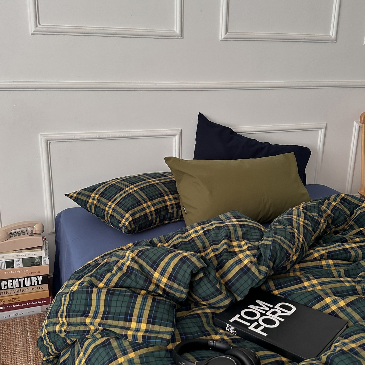 91家纺网 家纺一手货源 找家纺 （总）柚可家居 2026新款色织水洗棉全棉四件套-鹿岛屋（券后标准不低于258元，加大不低于278元）会员-5元