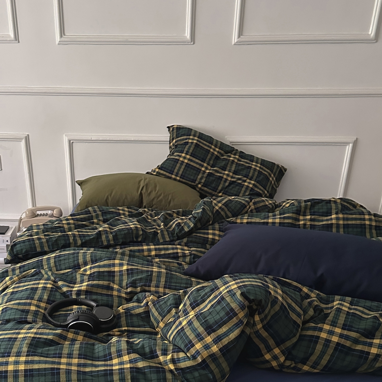 91家纺网 家纺一手货源 找家纺 （总）柚可家居 2026新款色织水洗棉全棉四件套-鹿岛屋（券后标准不低于258元，加大不低于278元）会员-5元