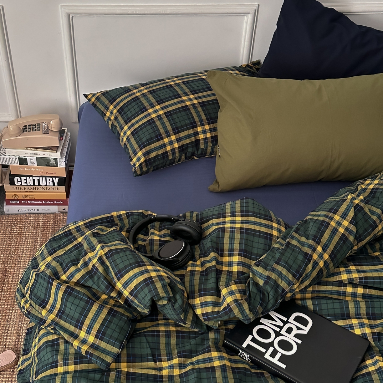 91家纺网 家纺一手货源 找家纺 （总）柚可家居 2026新款色织水洗棉全棉四件套-鹿岛屋（券后标准不低于258元，加大不低于278元）会员-5元