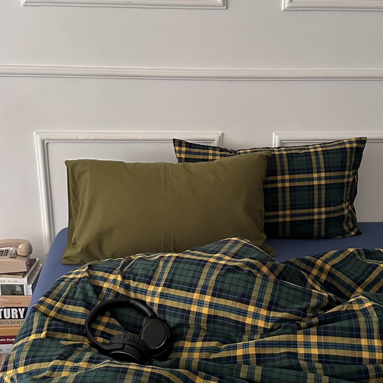 91家纺网 家纺一手货源 找家纺 （总）柚可家居 2026新款色织水洗棉全棉四件套-鹿岛屋（券后标准不低于258元，加大不低于278元）会员-5元