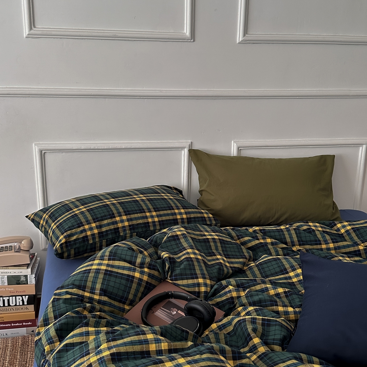 91家纺网 家纺一手货源 找家纺 （总）柚可家居 2026新款色织水洗棉全棉四件套-鹿岛屋（券后标准不低于258元，加大不低于278元）会员-5元