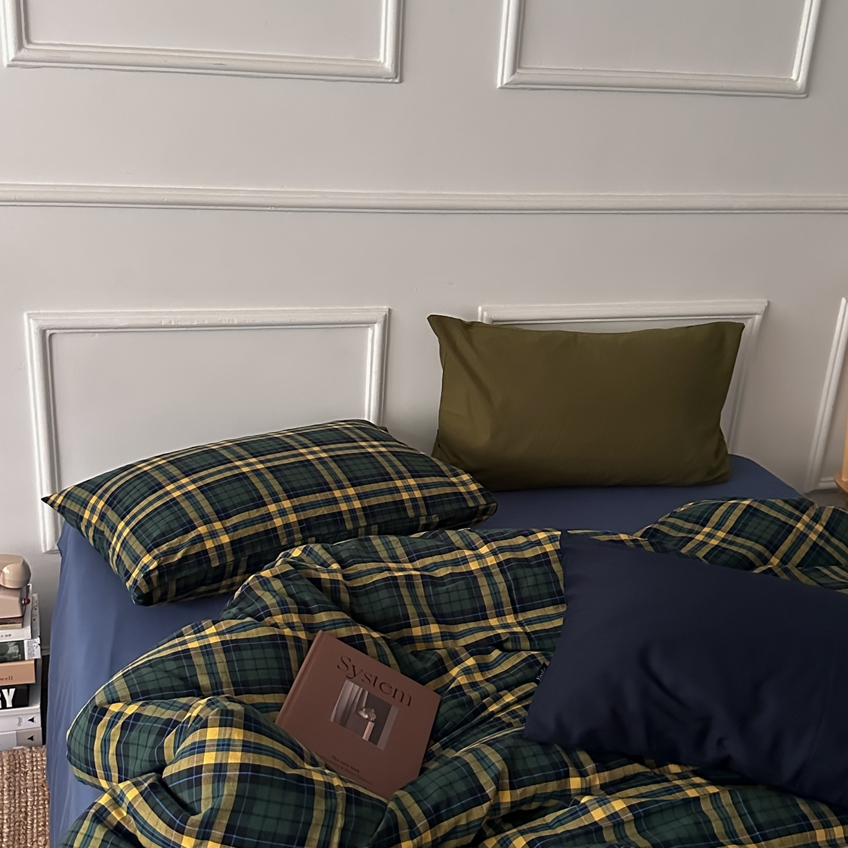 91家纺网 家纺一手货源 找家纺 （总）柚可家居 2026新款色织水洗棉全棉四件套-鹿岛屋（券后标准不低于258元，加大不低于278元）会员-5元