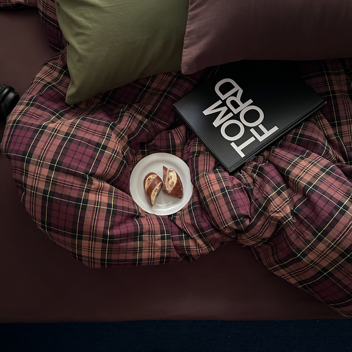 91家纺网 家纺一手货源 找家纺 柚可家居 2026新款色织水洗棉全棉四件套-落日西雅图（券后标准不低于258元，加大不低于278元）会员-5元 落日西雅图（枕套橄榄绿+拿铁）