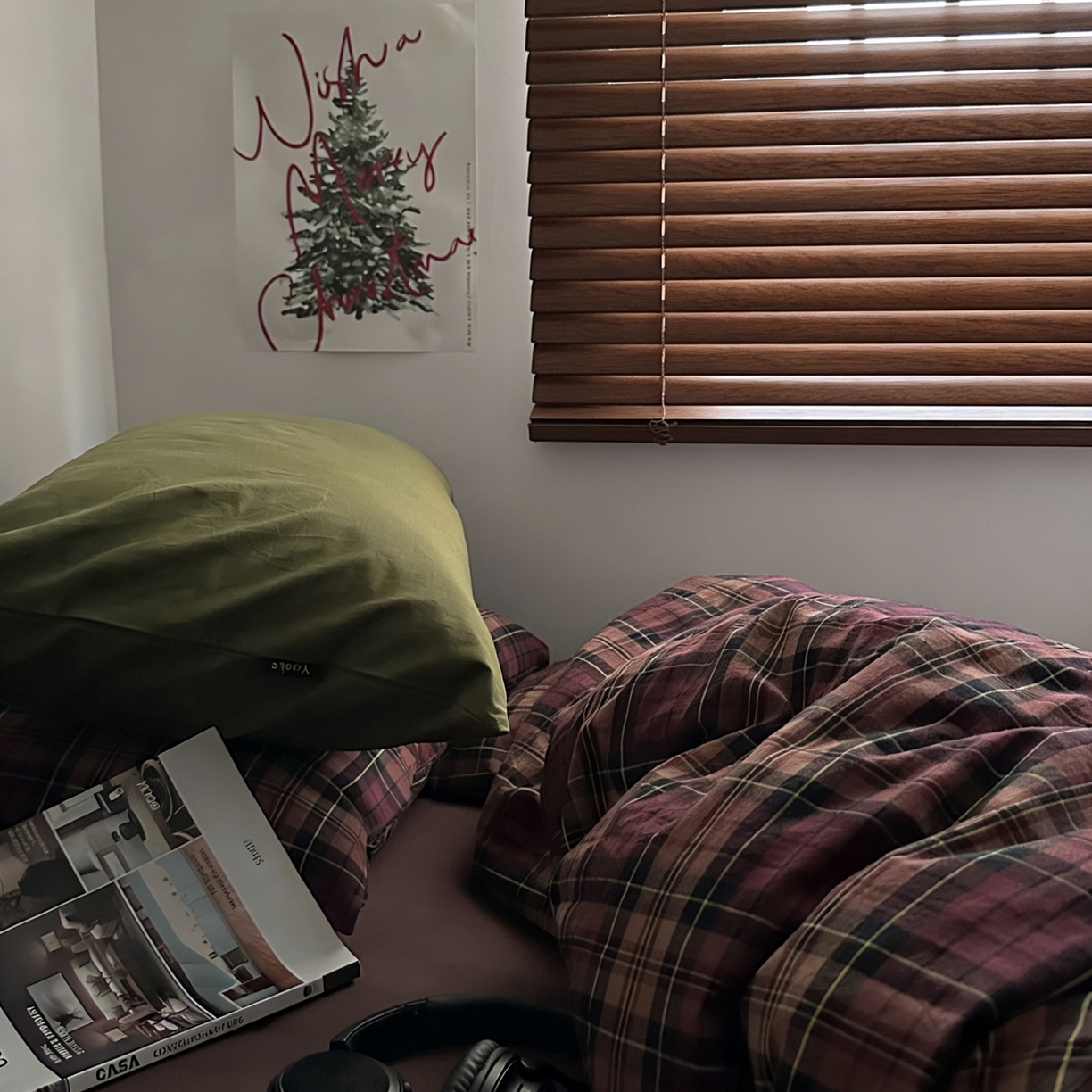 91家纺网 家纺一手货源 找家纺 柚可家居 2026新款色织水洗棉全棉四件套-落日西雅图（券后标准不低于258元，加大不低于278元）会员-5元 落日西雅图（枕套橄榄绿+拿铁）