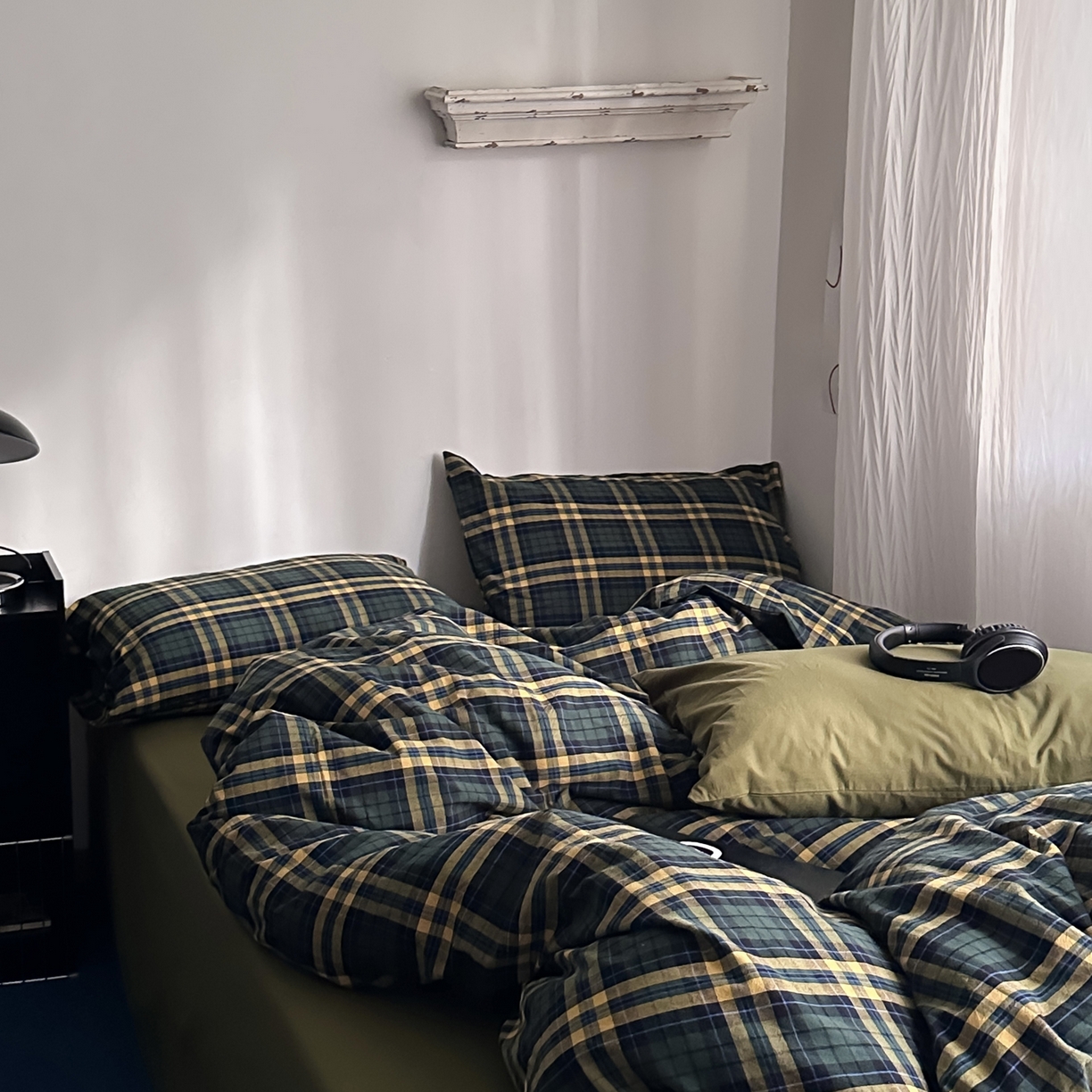 91家纺网 家纺一手货源 找家纺 （总）柚可家居 2026新款色织水洗棉全棉四件套-弥生树（券后标准不低于258元，加大不低于278元）会员-5元