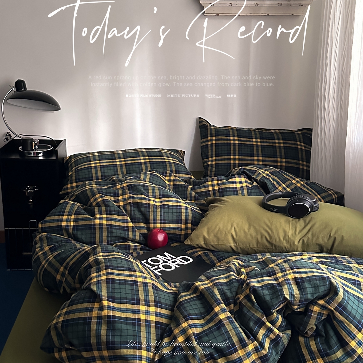 91家纺网 家纺一手货源 找家纺 （总）柚可家居 2026新款色织水洗棉全棉四件套-弥生树（券后标准不低于258元，加大不低于278元）会员-5元