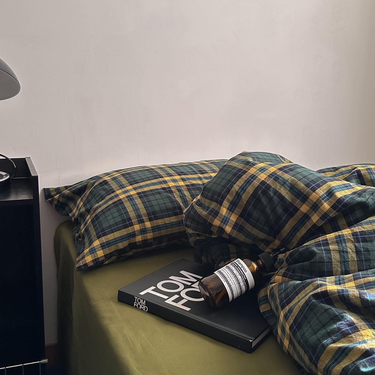 91家纺网 家纺一手货源 找家纺 柚可家居 2026新款色织水洗棉全棉四件套-弥生树（券后标准不低于258元，加大不低于278元）会员-5元 弥生树（枕套格子）