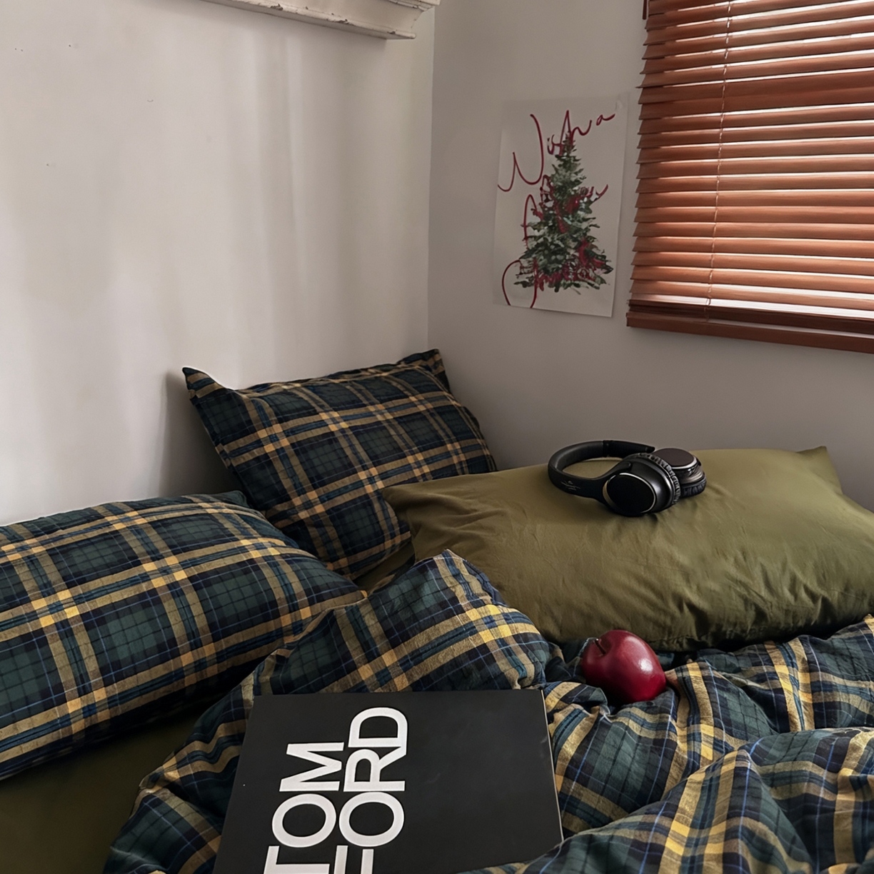 91家纺网 家纺一手货源 找家纺 （总）柚可家居 2026新款色织水洗棉全棉四件套-弥生树（券后标准不低于258元，加大不低于278元）会员-5元