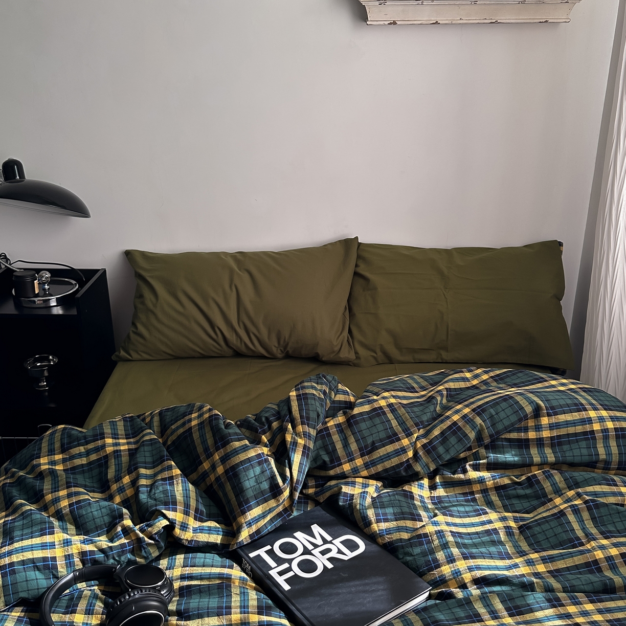 91家纺网 家纺一手货源 找家纺 （总）柚可家居 2026新款色织水洗棉全棉四件套-弥生树（券后标准不低于258元，加大不低于278元）会员-5元