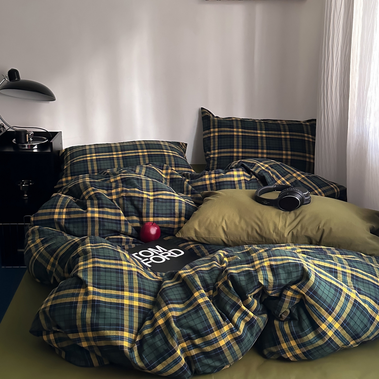 91家纺网 家纺一手货源 找家纺 （总）柚可家居 2026新款色织水洗棉全棉四件套-弥生树（券后标准不低于258元，加大不低于278元）会员-5元