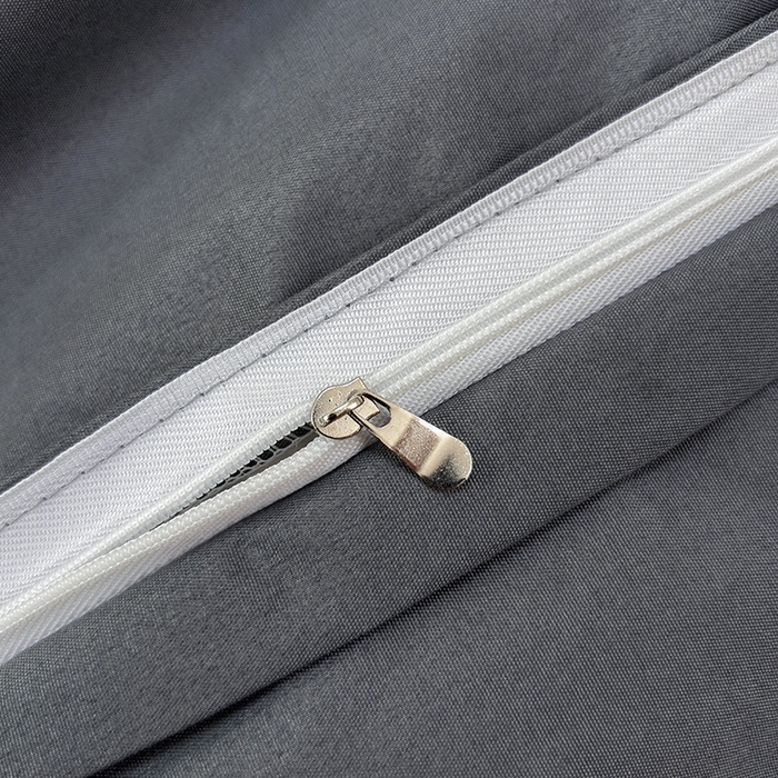 91家纺网 家纺一手货源 找家纺 茗婷家纺 2025新款防水隔尿被套可水洗机洗瘫痪老人宠物专用被套三四件套 深灰