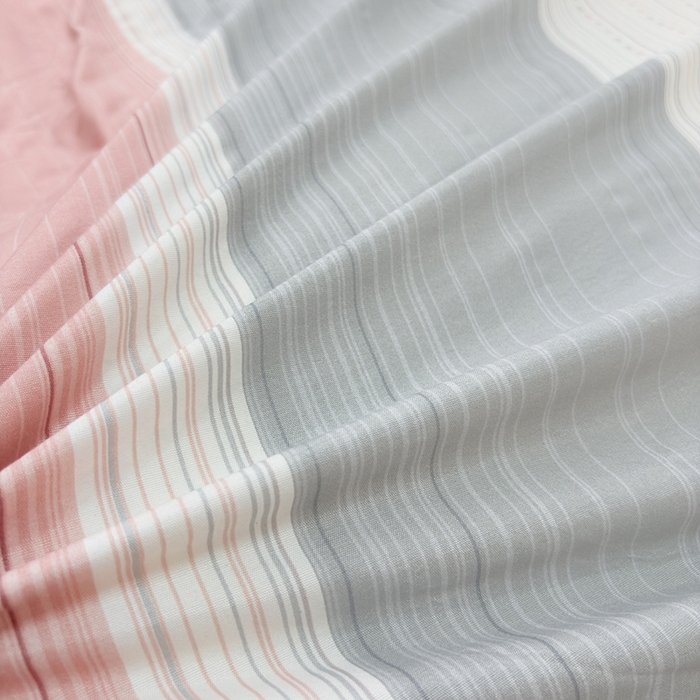 91家纺网 家纺一手货源 找家纺 茗婷家纺 2025新款防水隔尿被套可水洗机洗瘫痪老人宠物专用被套三四件套 条纹