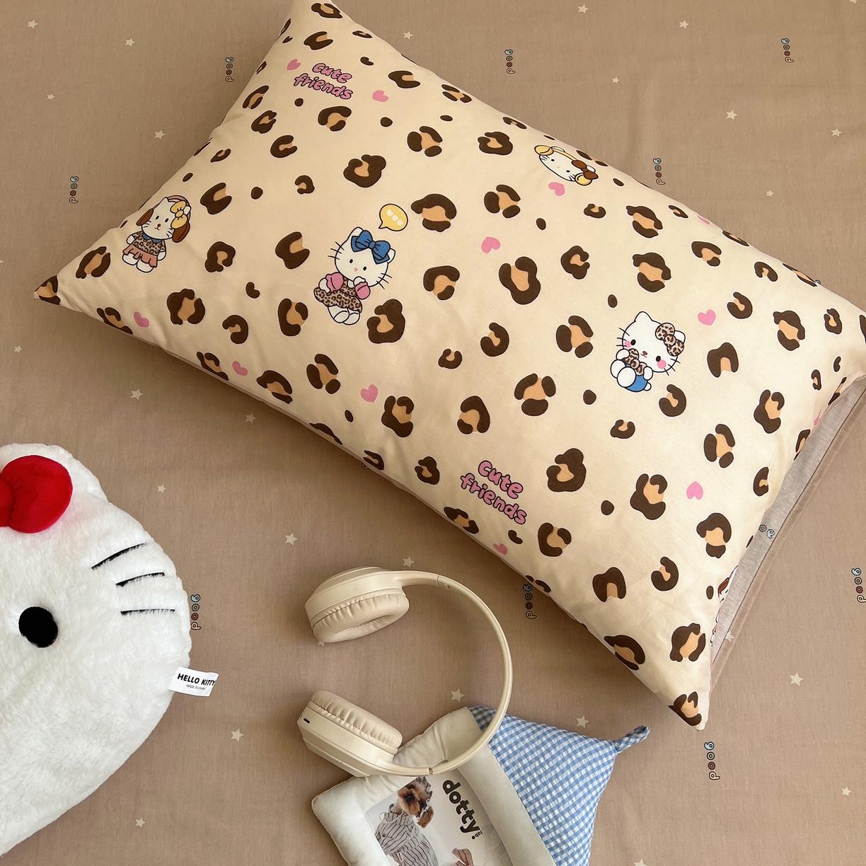 91家纺网 家纺一手货源 找家纺 （总）六巷胡同 2026春夏新款INS卡通基础款全棉纯棉四件套-系列一