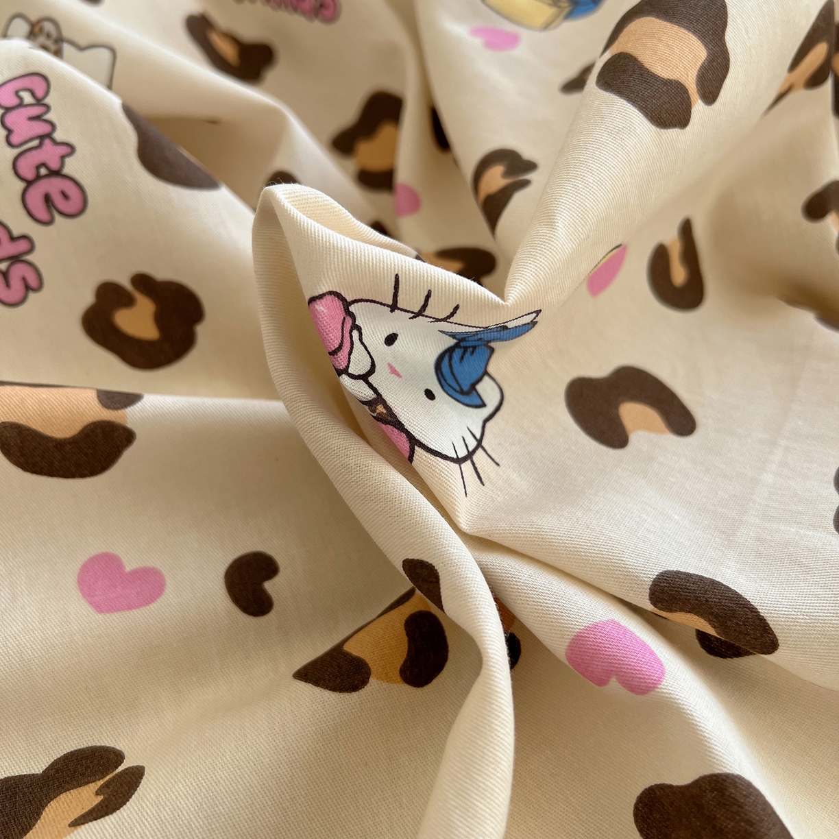 91家纺网 家纺一手货源 找家纺 （总）六巷胡同 2026春夏新款INS卡通基础款全棉纯棉四件套-系列一