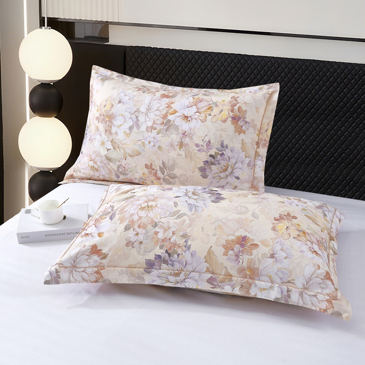 91家纺网 家纺一手货源 找家纺 （总）益利多 2025新款纯棉A类全棉枕套加厚磨毛印花两只装枕头套信封开口48x74/50x80