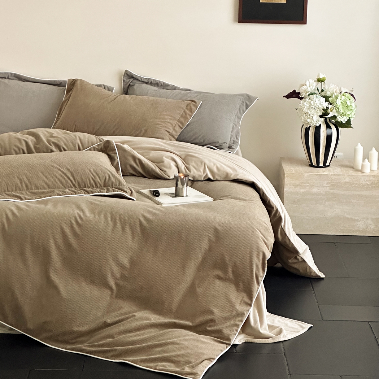 91家纺网 家纺一手货源 找家纺 （总）ONE TWO ONE 121 【提供买家秀】【控价商品】2025新款提花婴儿绒四件套牛奶绒被套床单枕套毛毯被罩被子被芯床品控价 【卷后标准 268 加大 288 】会员-10