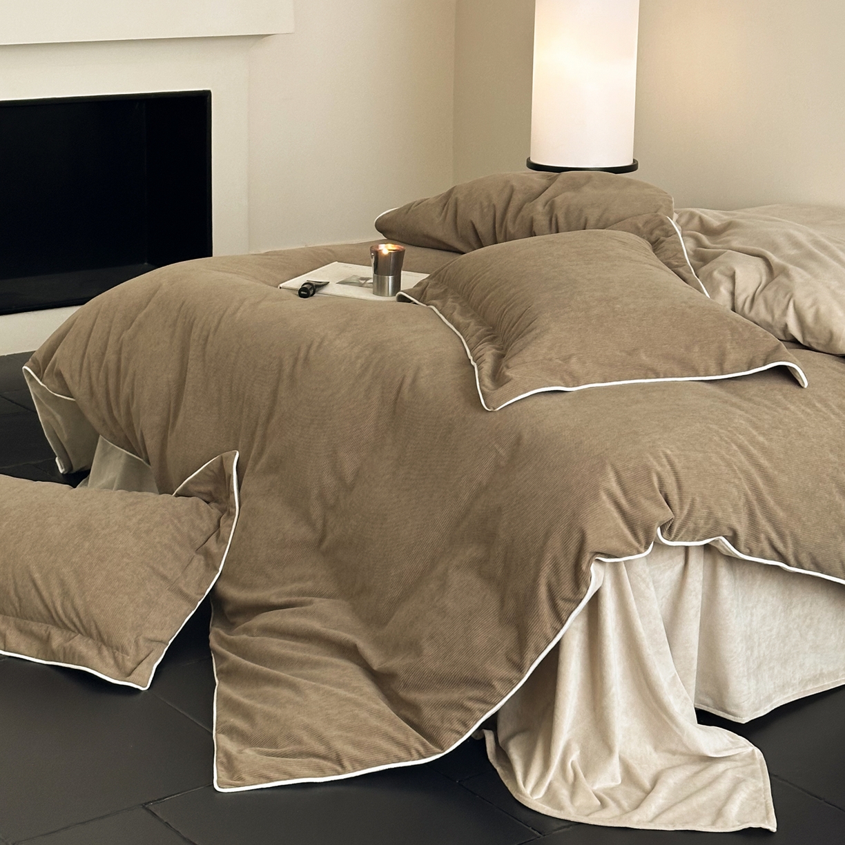 91家纺网 家纺一手货源 找家纺 （总）ONE TWO ONE 121 【提供买家秀】【控价商品】2025新款提花婴儿绒四件套牛奶绒被套床单枕套毛毯被罩被子被芯床品控价 【卷后标准 268 加大 288 】会员-10