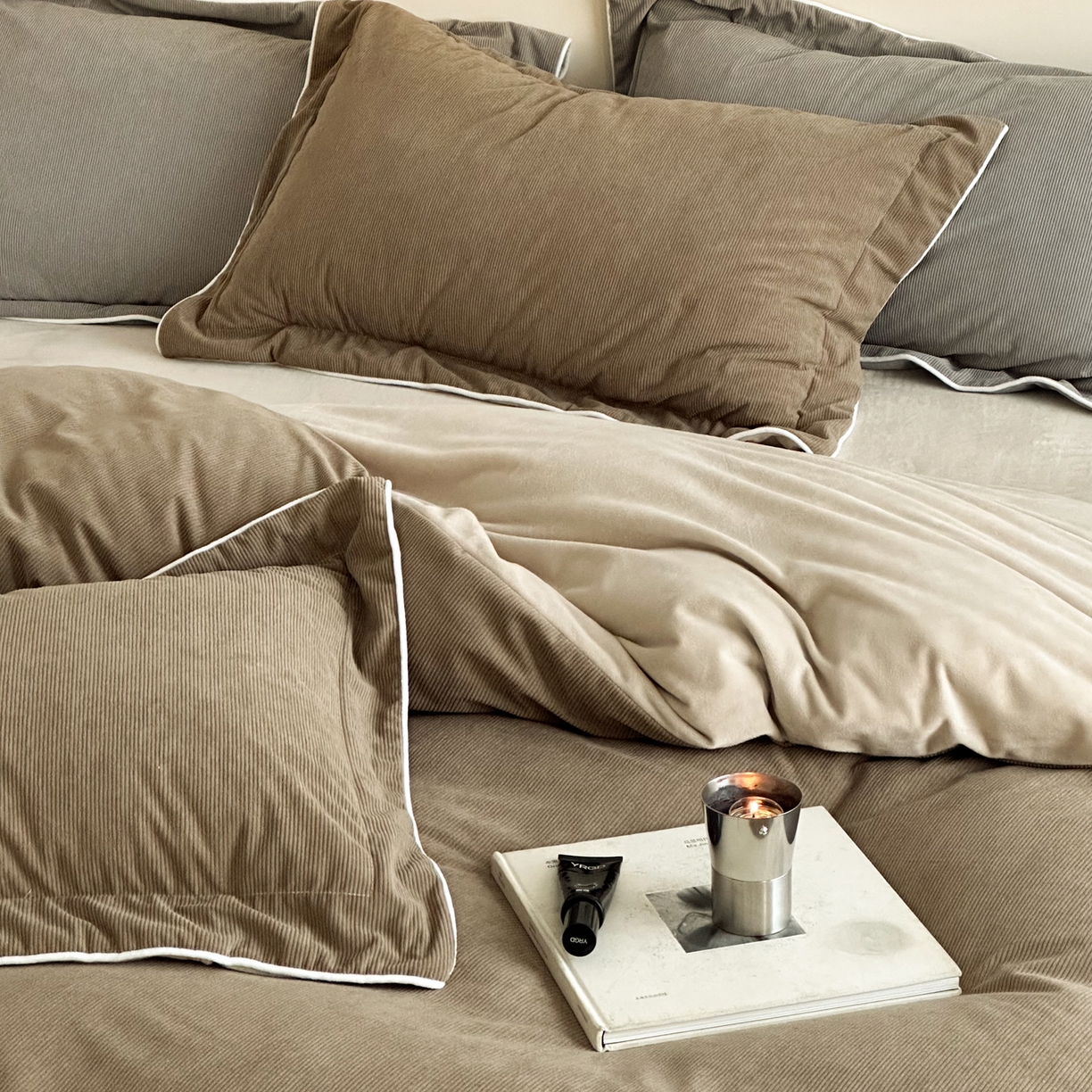 91家纺网 家纺一手货源 找家纺 （总）ONE TWO ONE 121 【提供买家秀】【控价商品】2025新款提花婴儿绒四件套牛奶绒被套床单枕套毛毯被罩被子被芯床品控价 【卷后标准 268 加大 288 】会员-10