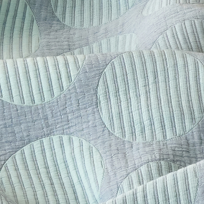 91家纺网 家纺一手货源 找家纺 棠薇家纺 2025新款提花绑带款枕巾棉纱布枕巾夹棉枕头巾 圆点生活