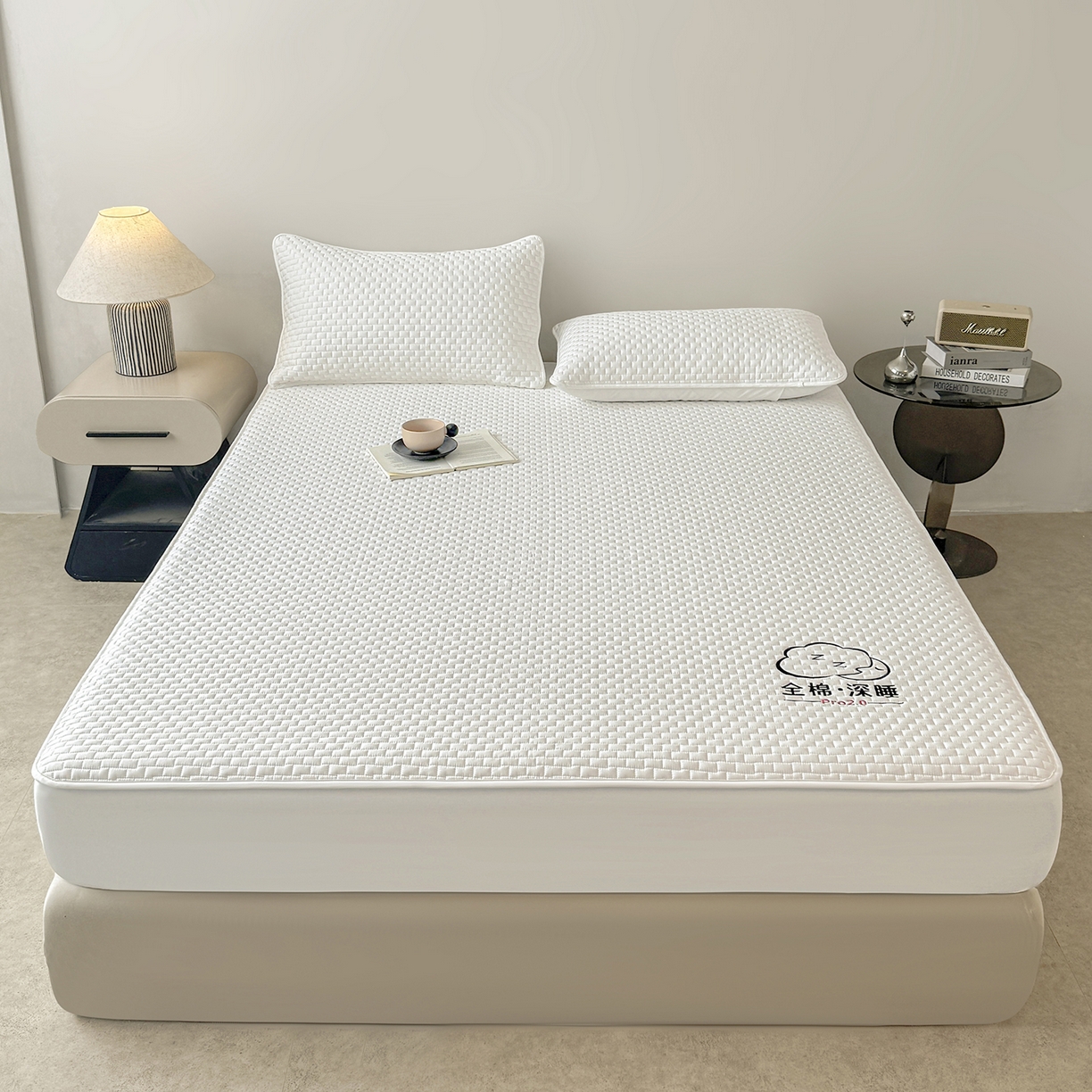 91家纺网 家纺一手货源 找家纺 （总）居眠 2025新款莱尔-100%全棉棉花床笠