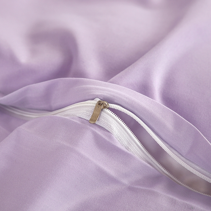 91家纺网 家纺一手货源 找家纺 天之悦家纺 2025新款水洗棉刺绣四件套-花颜 花颜-紫