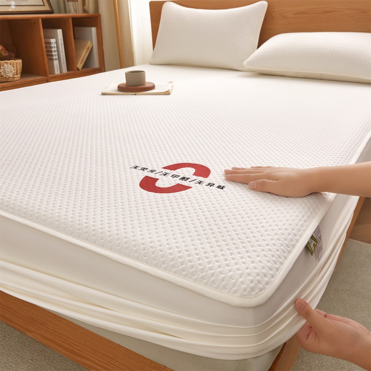 91家纺网 家纺一手货源 找家纺 （总）居眠 2025新款安睡-防水棉花床笠