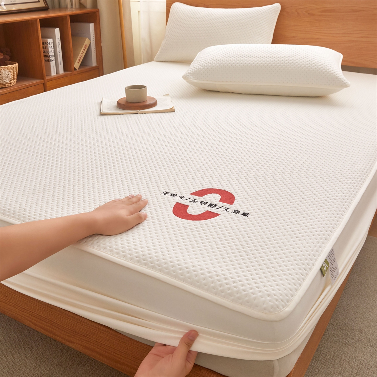 91家纺网 家纺一手货源 找家纺 （总）居眠 2025新款安睡-防水棉花床笠