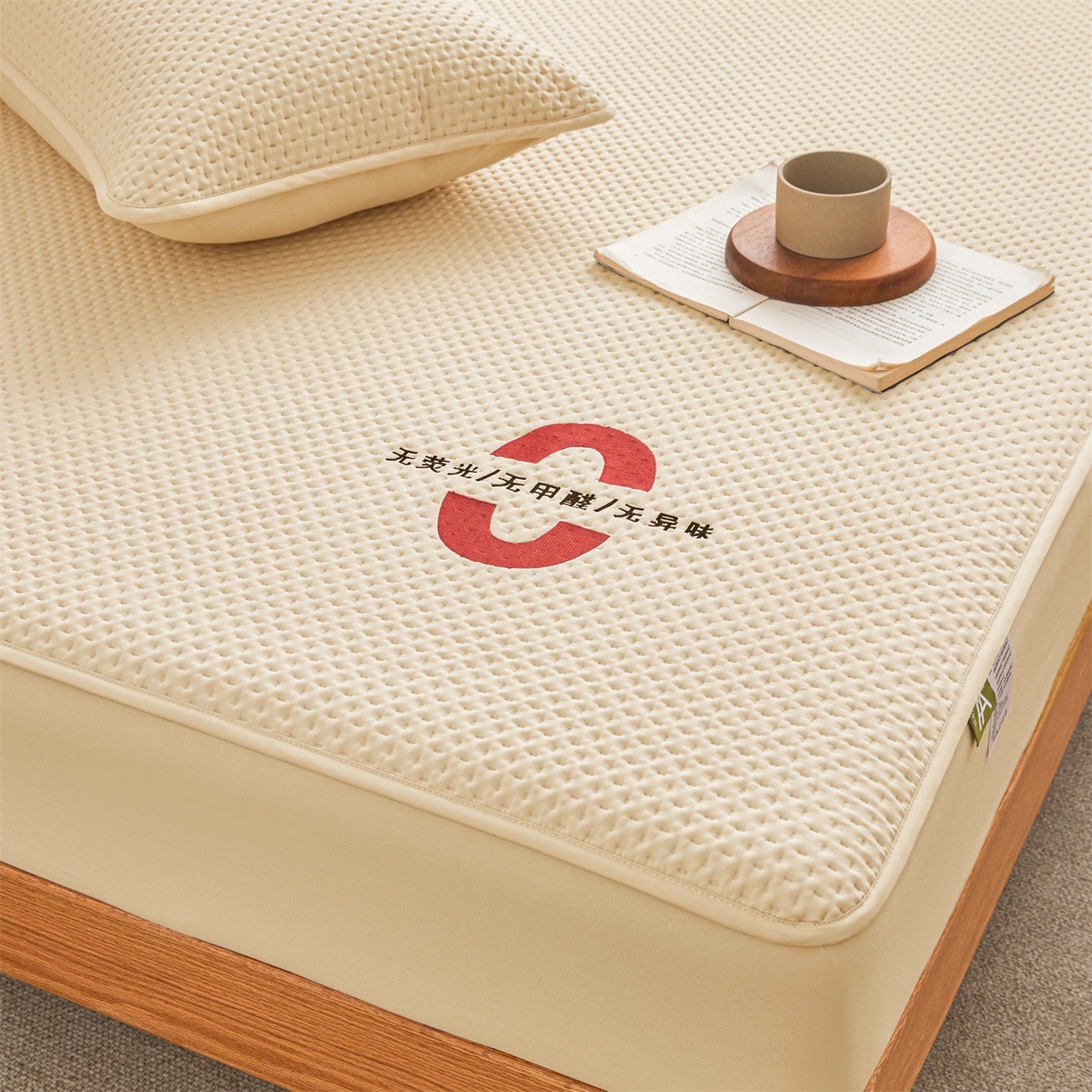 91家纺网 家纺一手货源 找家纺 居眠 2025新款安睡-防水棉花床笠 安睡-卡