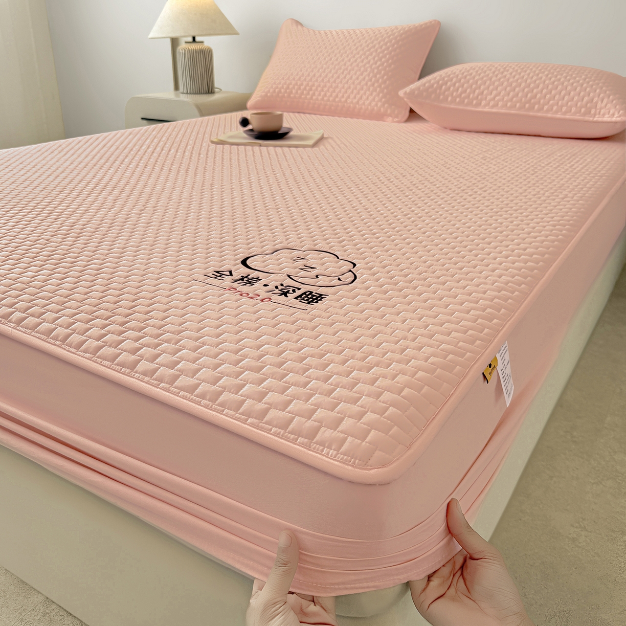 91家纺网 家纺一手货源 找家纺 （总）居眠 2025新款莱尔-100%全棉棉花床笠