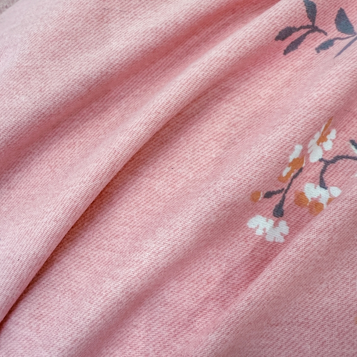 91家纺网 家纺一手货源 找家纺 凌鼎 2025新款喷气加厚磨毛四件套系列1 望夏花艺粉