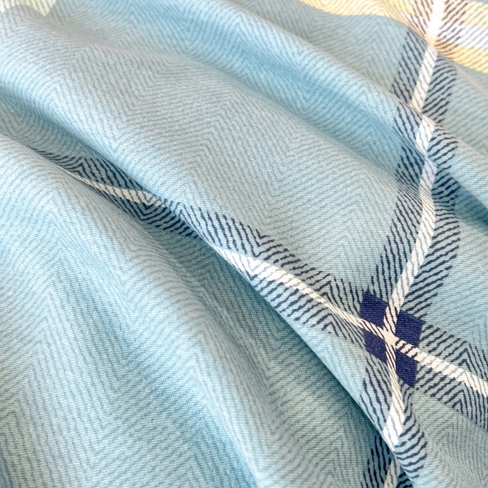 91家纺网 家纺一手货源 找家纺 凌鼎 2025新款喷气加厚磨毛四件套系列1 法兰克蓝