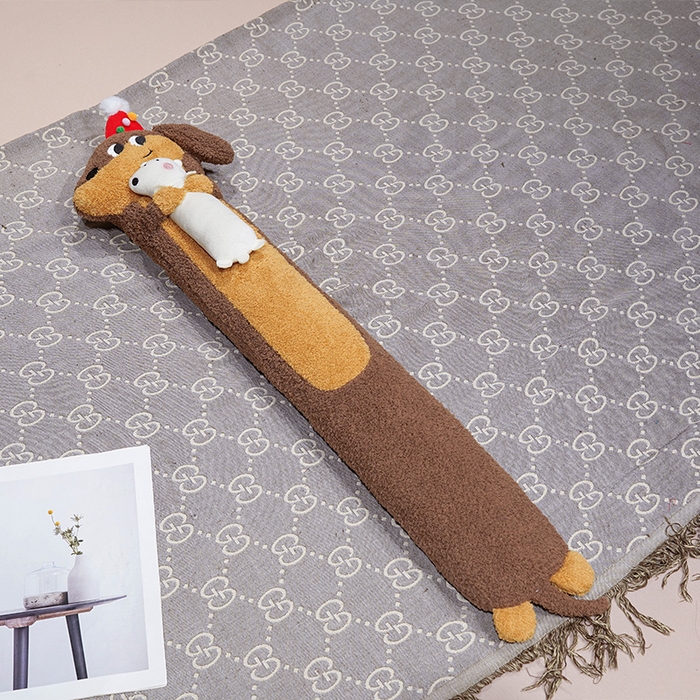 91家纺网 家纺一手货源 找家纺 （总）仟亿莱 2025新款抱娃腊肠狗注水长条热水袋