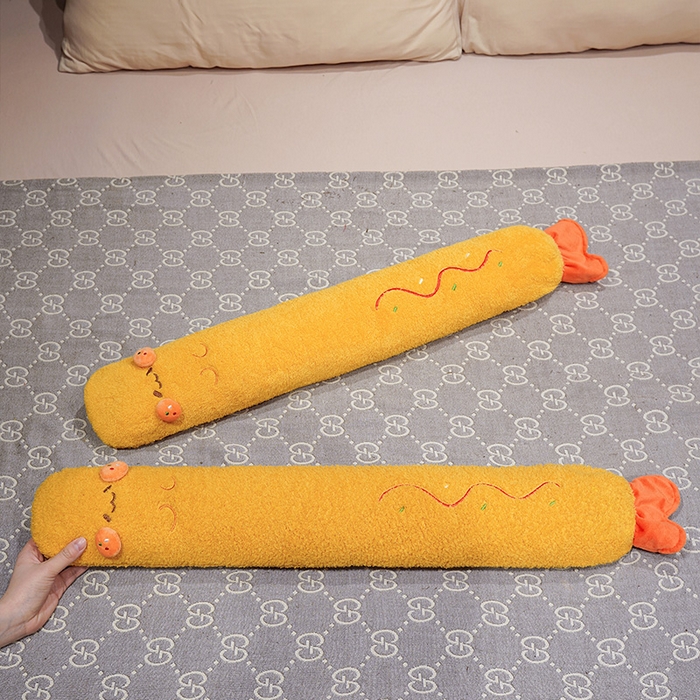 91家纺网 家纺一手货源 找家纺 （总）仟亿莱 2025新款可爱炸虾注水长条热水袋