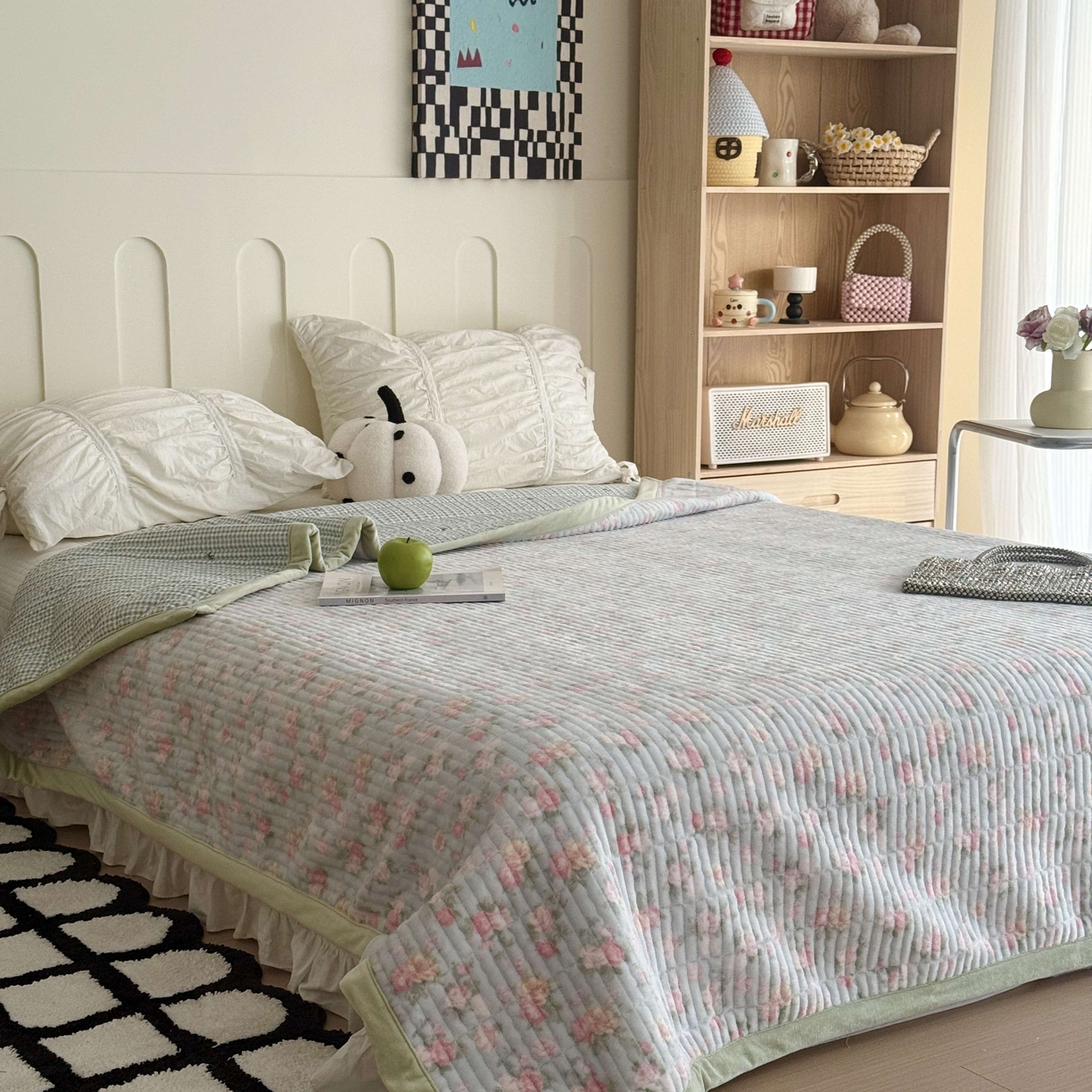 91家纺网 家纺一手货源 找家纺 （总）于果 2025新款牛奶绒床盖单床盖床盖单件