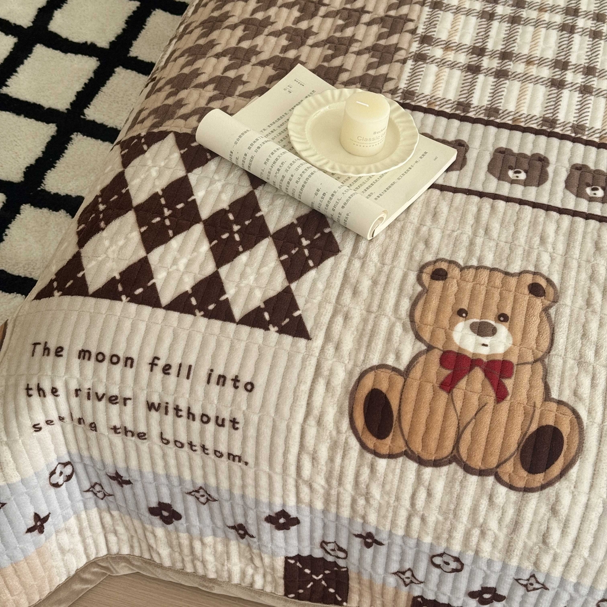 91家纺网 家纺一手货源 找家纺 （总）于果 2025新款牛奶绒床盖单床盖床盖单件