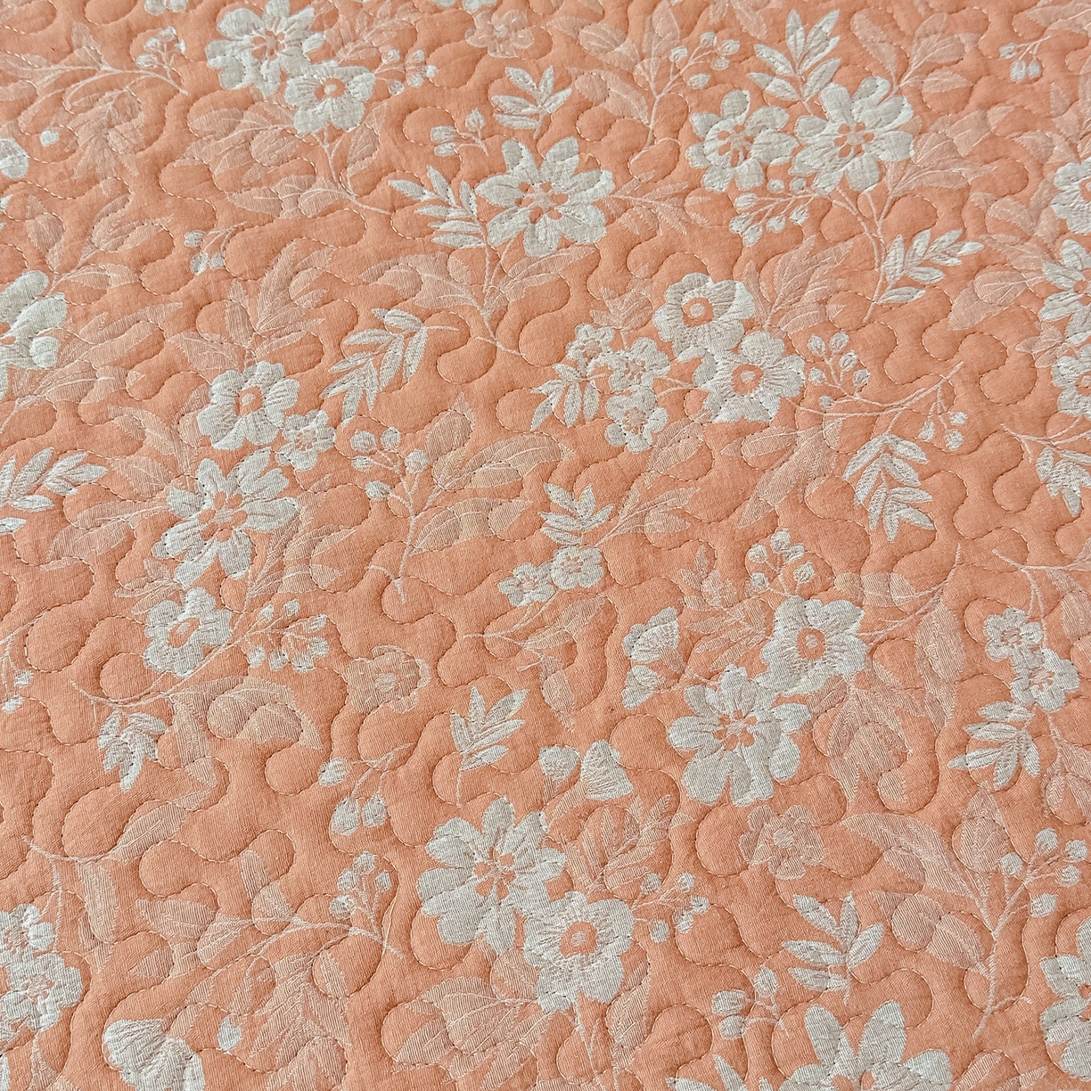 91家纺网 家纺一手货源 找家纺 手艺人家纺 2025新款双层纱夹棉防滑炕盖 榻榻米床盖 炕单床盖 A35