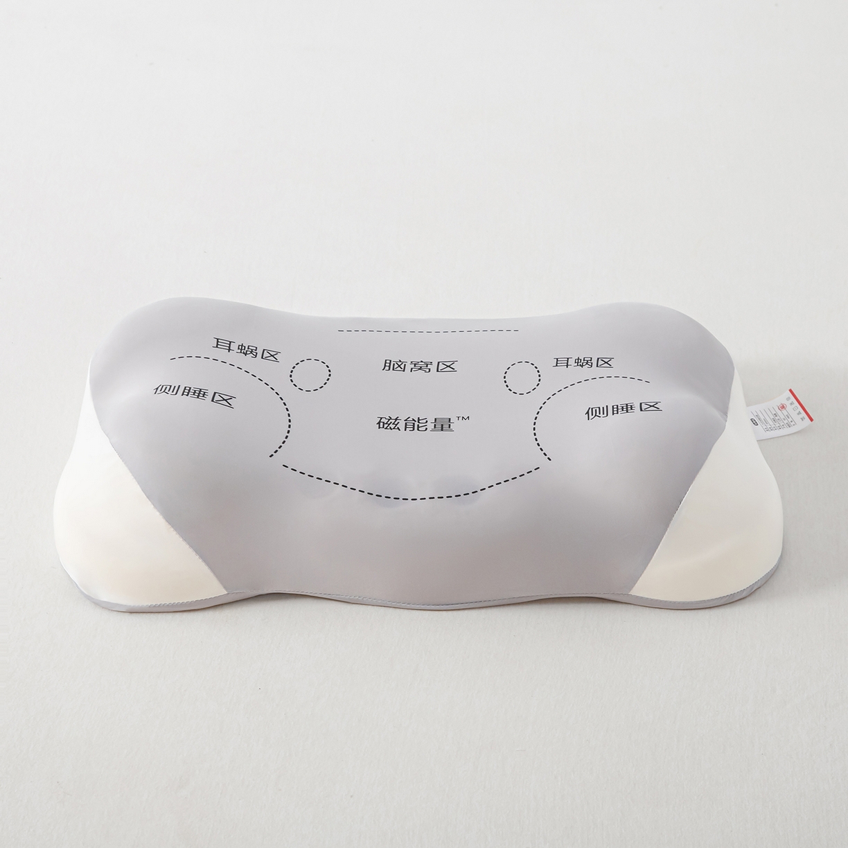 91家纺网 家纺一手货源 找家纺 枕星记忆枕 2025新款记忆棉大云朵磁石枕枕头枕芯 大云朵磁石枕-灰白