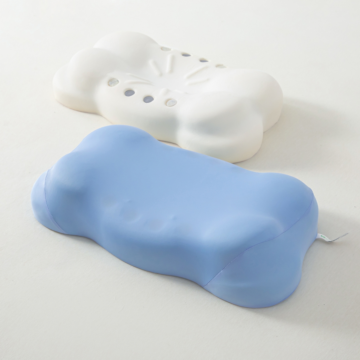 91家纺网 家纺一手货源 找家纺 枕星记忆枕 2025新款记忆棉大云朵磁石枕枕头枕芯 大云朵磁石枕-蓝色