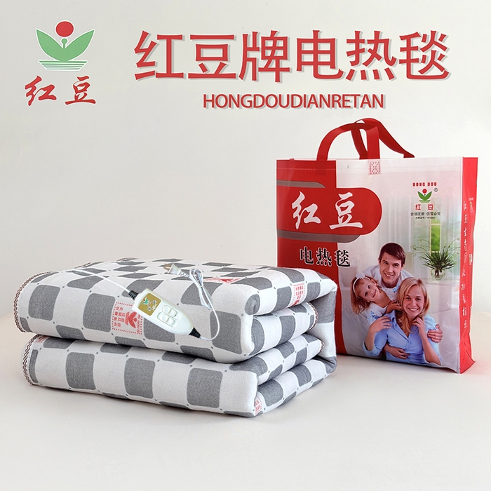 91家纺网 家纺一手货源 找家纺 （总）茗婷家纺 2025秋冬爆款茗婷红豆牌电热毯图花型随机